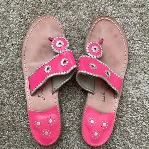 Bright Pink Jack Rogers